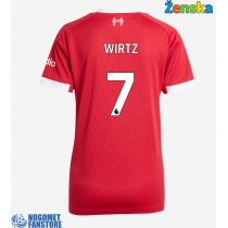 Liverpool Florian Wirtz #7 Domaci Dres za Ženska 2025-26 Kratak Rukav